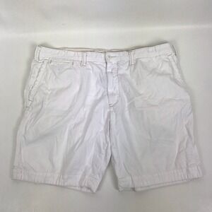 POLO RALPH LAUREN Mens white Shorts Relaxed Fit Casual Size 42 9" inseam